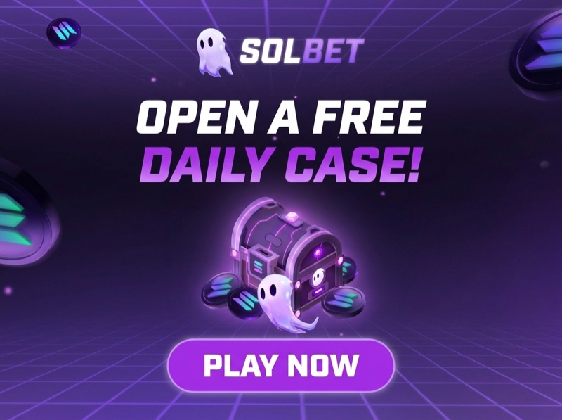 Play Coinflip & Roulette with Solana — open a free daily case with code JD1991
